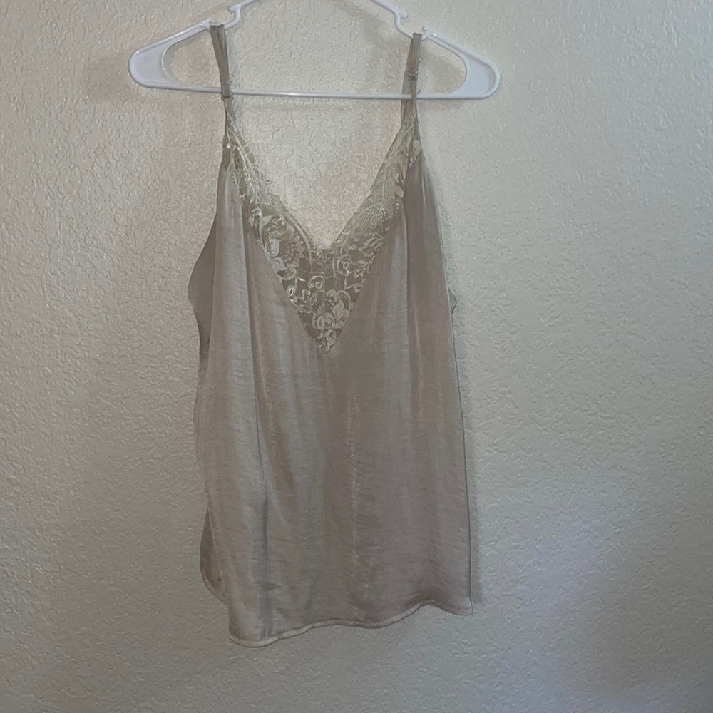 Tan small blouse